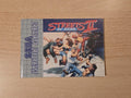 Sega Game Gear Streets of Rage II Instruction Booklet Spielanleitung