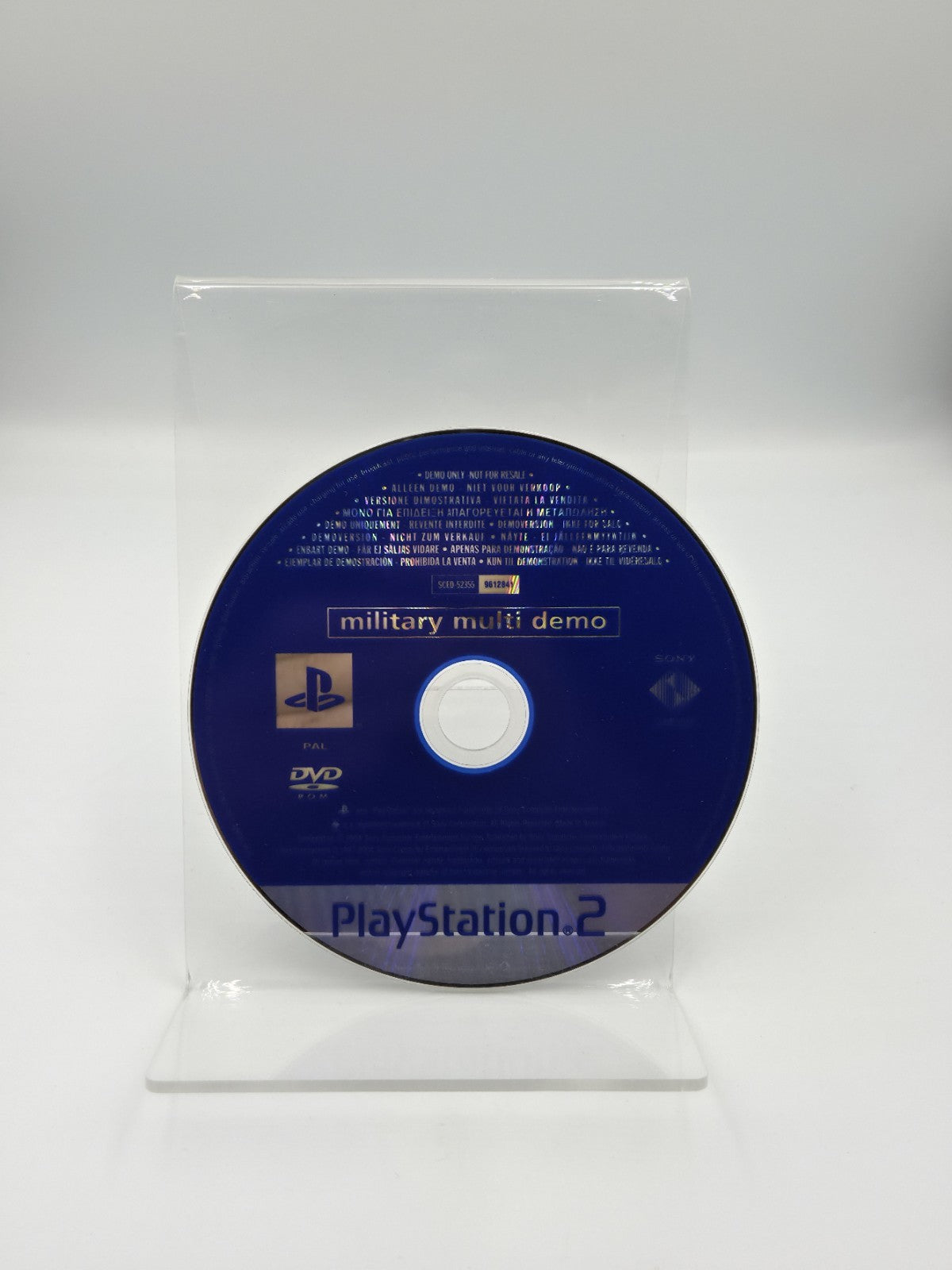 PS2 Playstation 2 Military Multi Demo DVD Rom Disc Only Demo