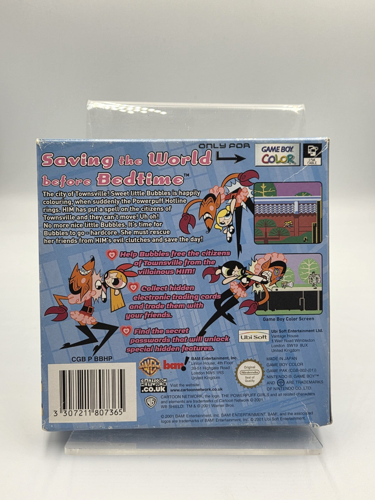 Nintendo Game Boy Color The Powerpuff Girls Battle Him mit OVP und Anleitung UKV