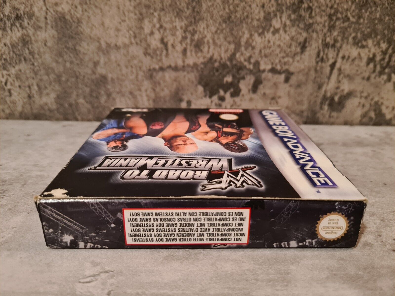 Nintendo Gameboy Advance WWF Road to Wrestlemania mit OVP und Anleitung EUR - T-Retro-Games 