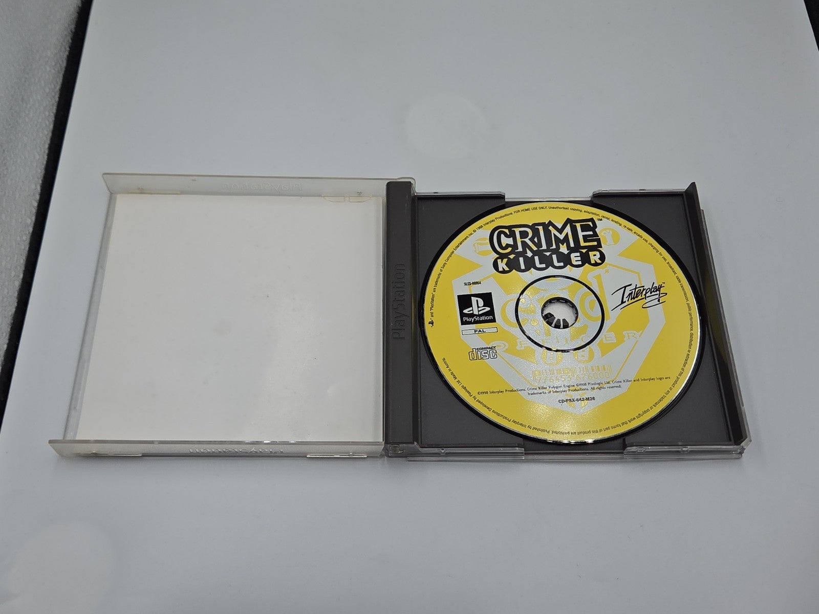 PS1 Playstation 1 Spiel Crime Killer mit OVP Deutsch