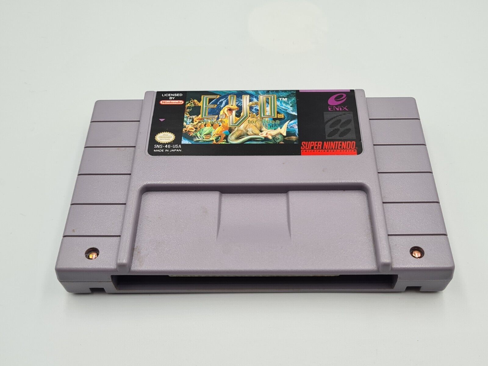 SNES Super Nintendo E.V.O. Search for Eden mit OVP und Anleitung NTSC-USA - T-Retro-Games 