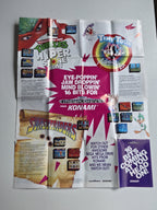 Sega Mega Drive Poster Ninja Turtles Sunset Riders Konami Reklame Flyer Insert 