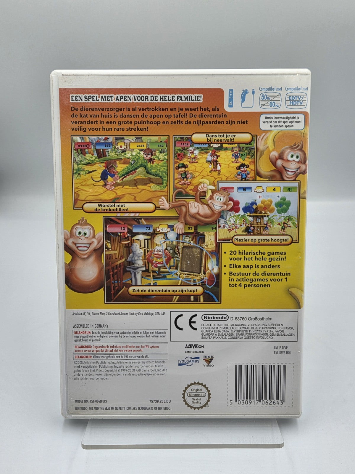 Nintendo Wii Spiel Monkey Mischief! 20 Games mit OVP und Anleitung HOL