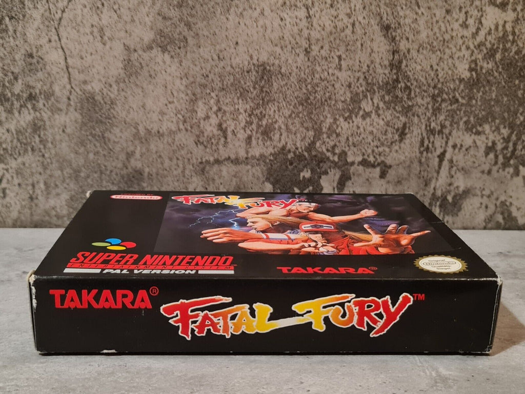 SNES Super Nintendo Fatal Fury mit OVP und Anleitung NOE - T-Retro-Games 