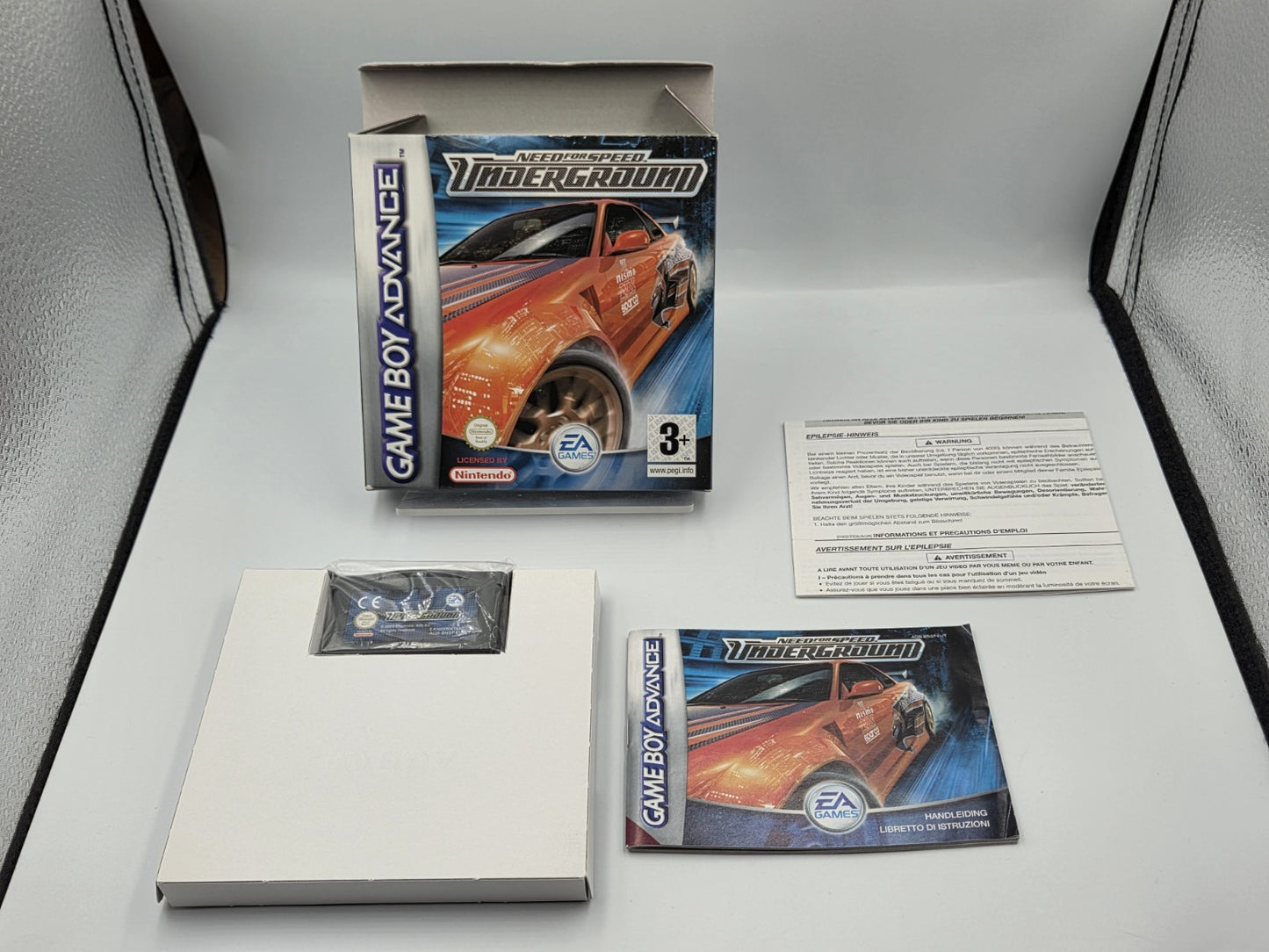 Nintendo Game Boy Advance Need For Speed Underground mit OVP und Anleitung EUR