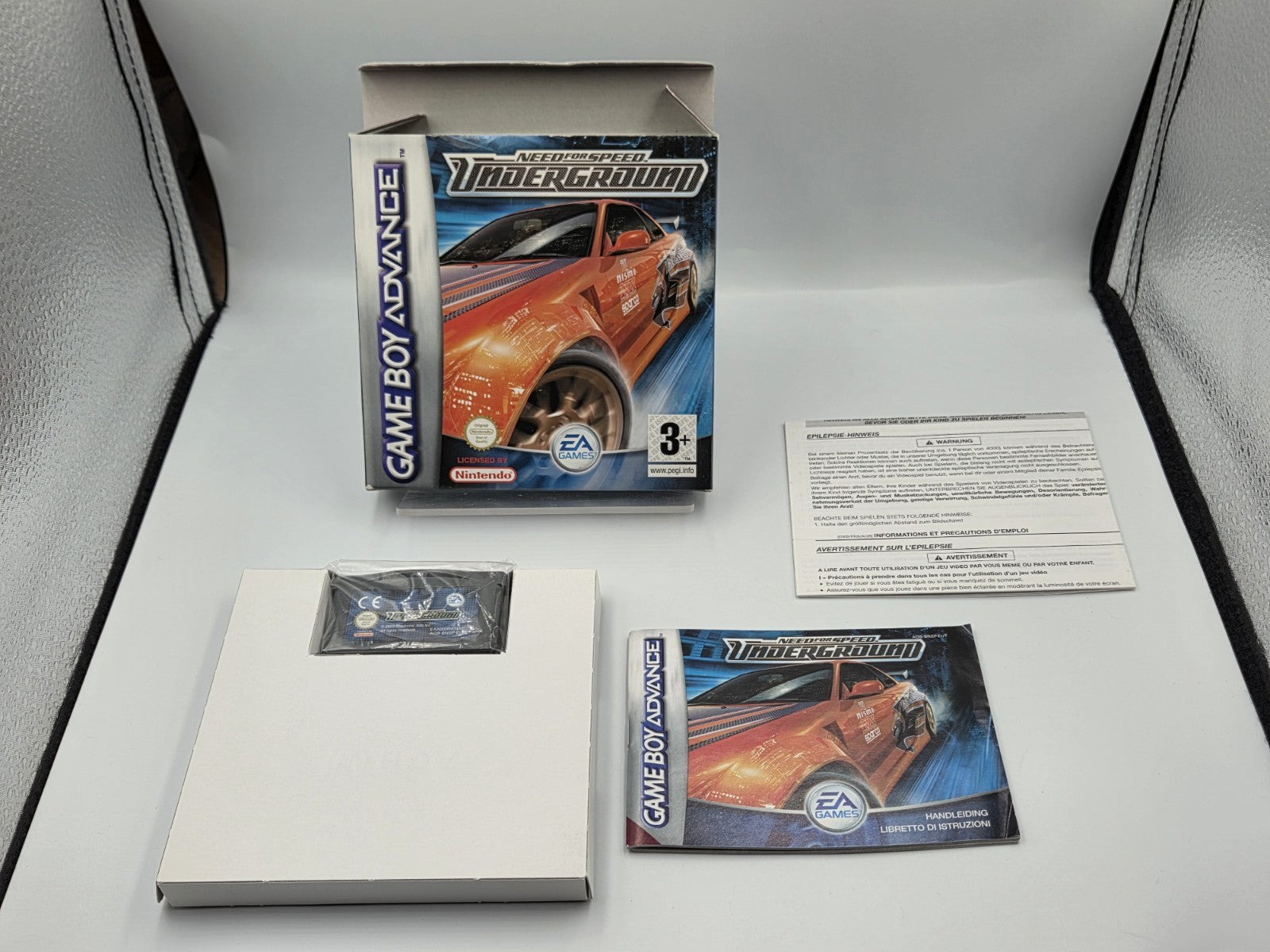 Nintendo Game Boy Advance Need For Speed Underground mit OVP und Anleitung EUR