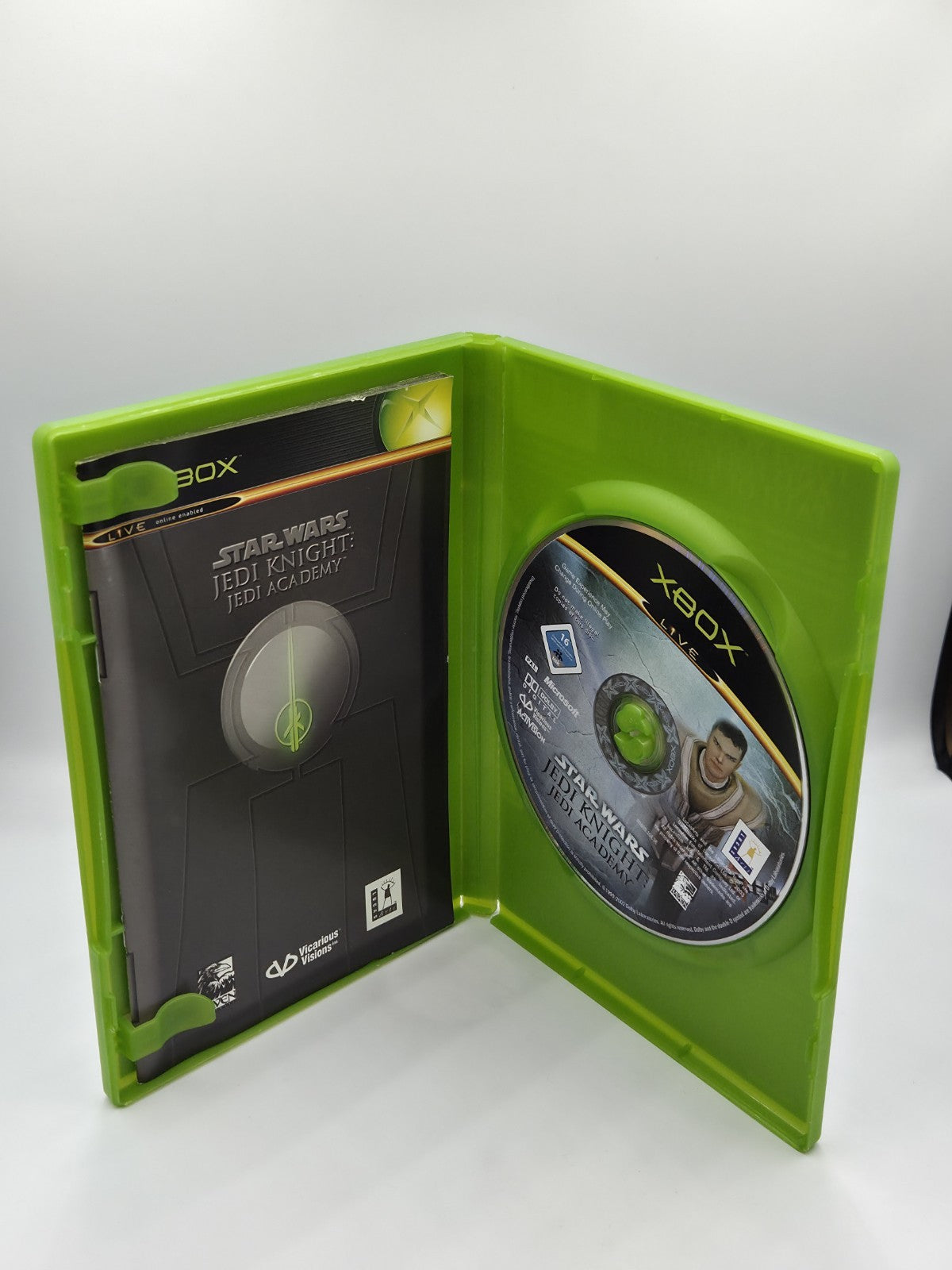 XBOX Spiel Star Wars Jedi Knight Jedi Academy mit OVP und Anleitung Englisch