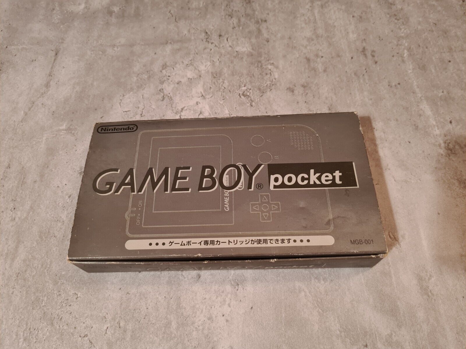 Nintendo Game Boy Pocket OVP Console Konsole Japan MGB-001 Schwarz Black - T-Retro-Games 