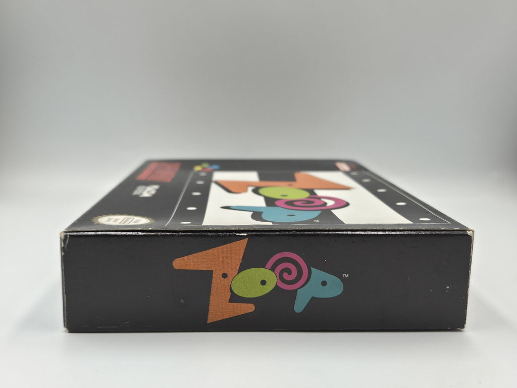 SNES Super Nintendo Spiel Zoop mit OVP und Anleitung EUR