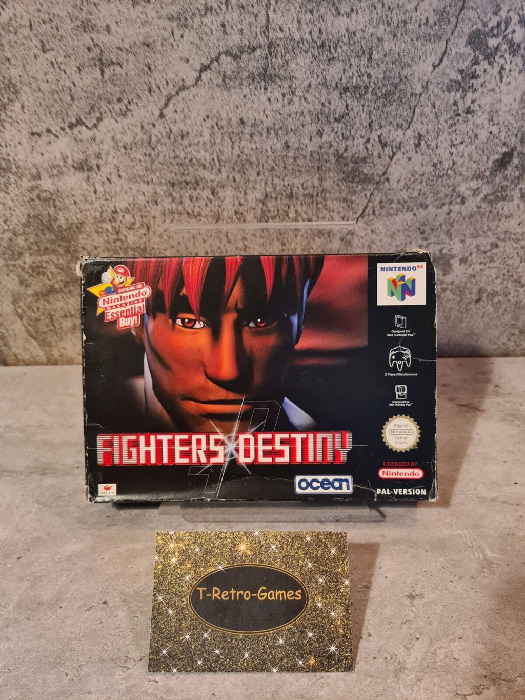 N64 Nintendo 64 Fighter's Destiny mit OVP und Anleitung NOE/EUR - T-Retro-Games 