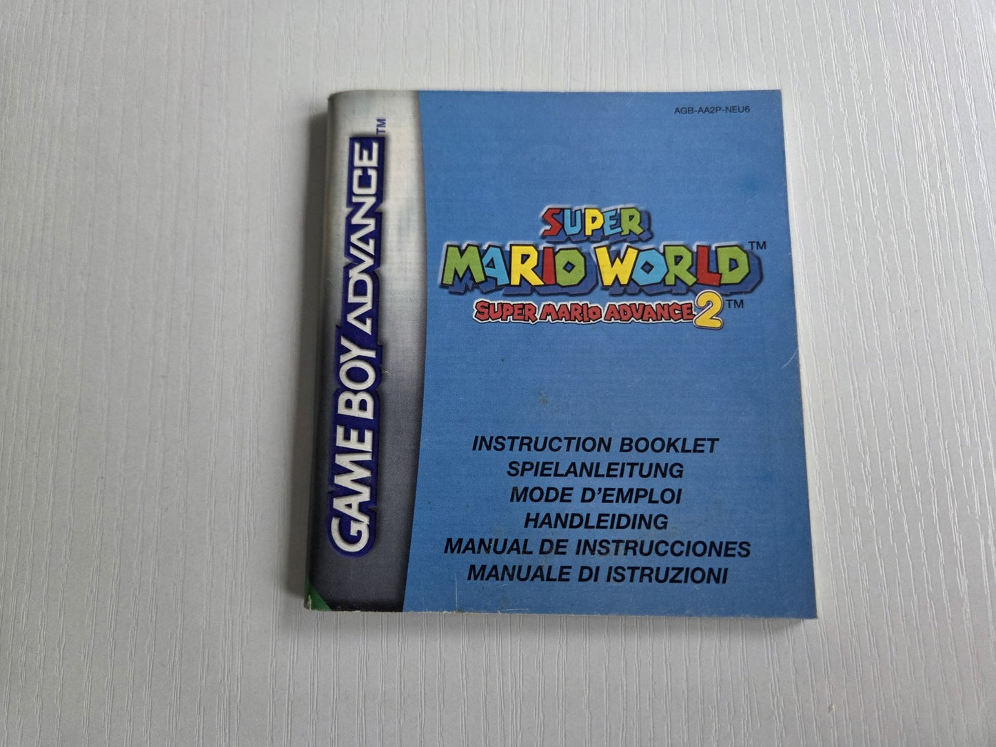 Game Boy Advance Super Mario World Super Mario Advance 2 Spielanleitung NEU6