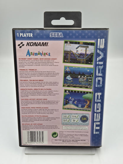 Sega Mega Drive Spiel Animaniacs mit OVP Multi Language 
