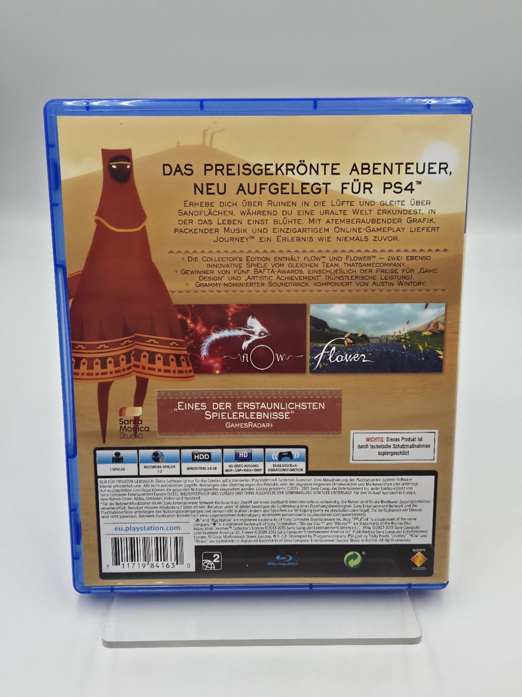 PS4 Playstation 4 Spiel Journey Collectors Edition mit OVP und Anleitung Deutsch