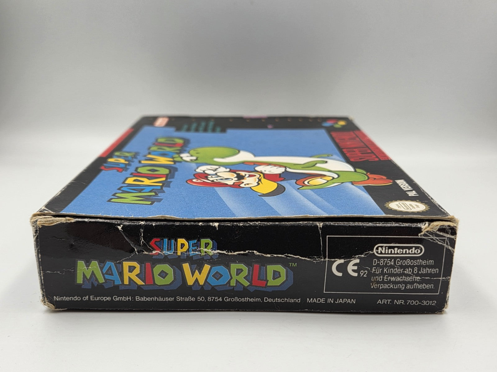 SNES Super Nintendo Super Mario World mit  OVP und Anleitung NOE