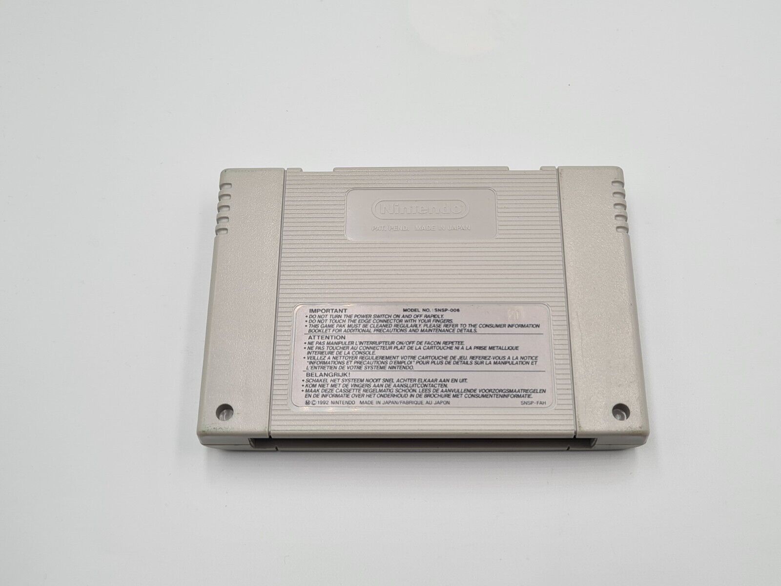 SNES Super Nintendo Soccer Shootout mit OVP und Anleitung FAH - T-Retro-Games 