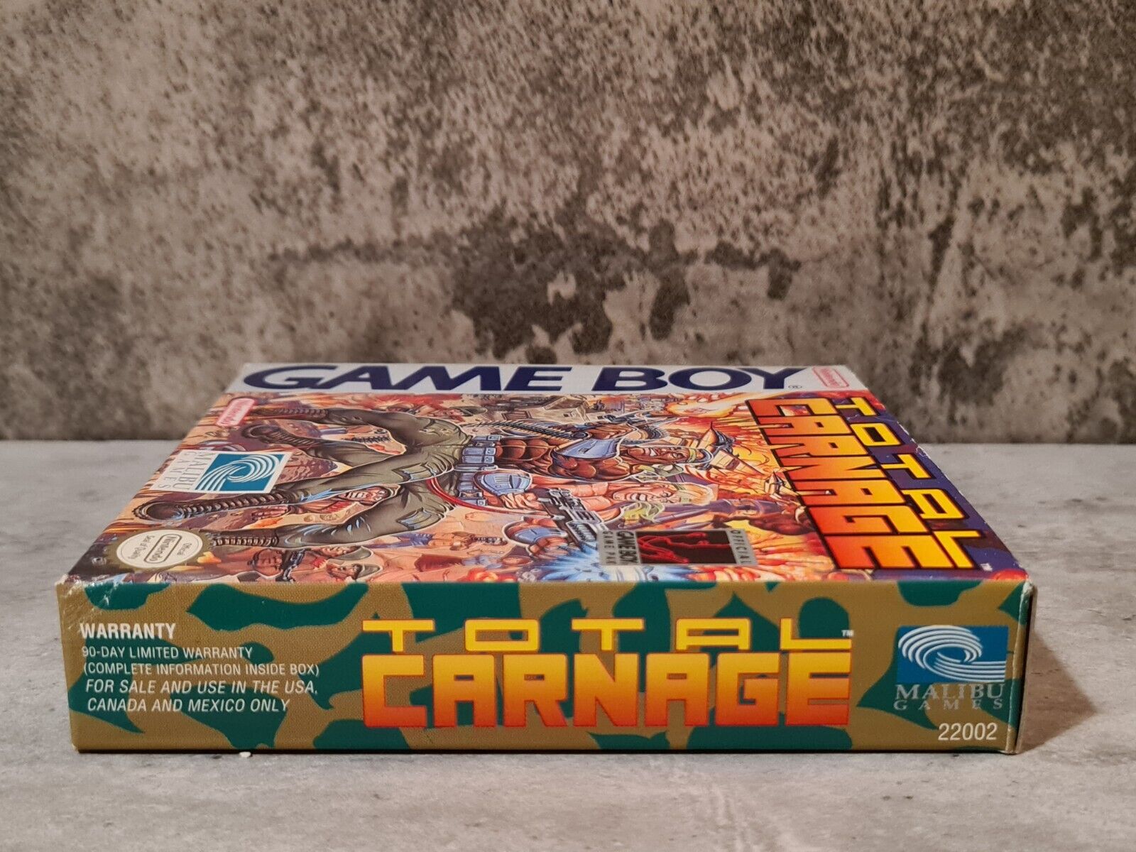 Nintendo Game Boy Classic Total Carnage mit OVP und Anleitung USA - T-Retro-Games 