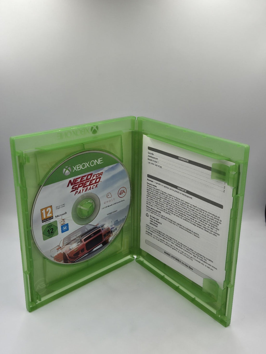 XBOXOne Spiel Need For Speed Payback mit OVP und Anleitung Multilingual