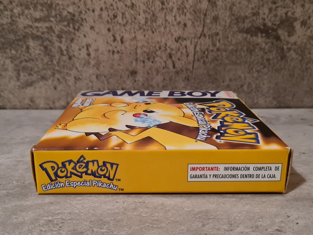 Game Boy Pokemon Ediciòn Especial Pikachu mit OVP und Anleitung ESP - T-Retro-Games 