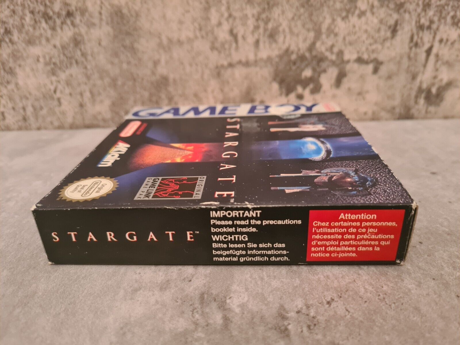 Nintendo Game Boy Classic Stargate mit OVP und Anleitung EUR - T-Retro-Games 