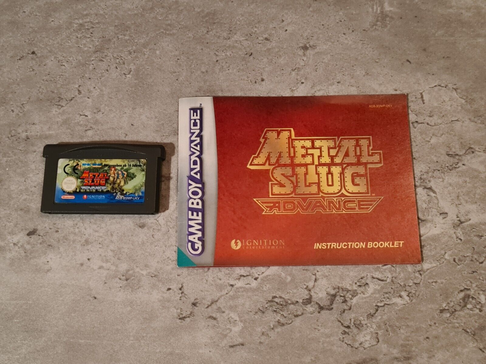 Nintendo Game Boy Advance Metal Slug Advance mit OVP und Anleitung UKV - T-Retro-Games 