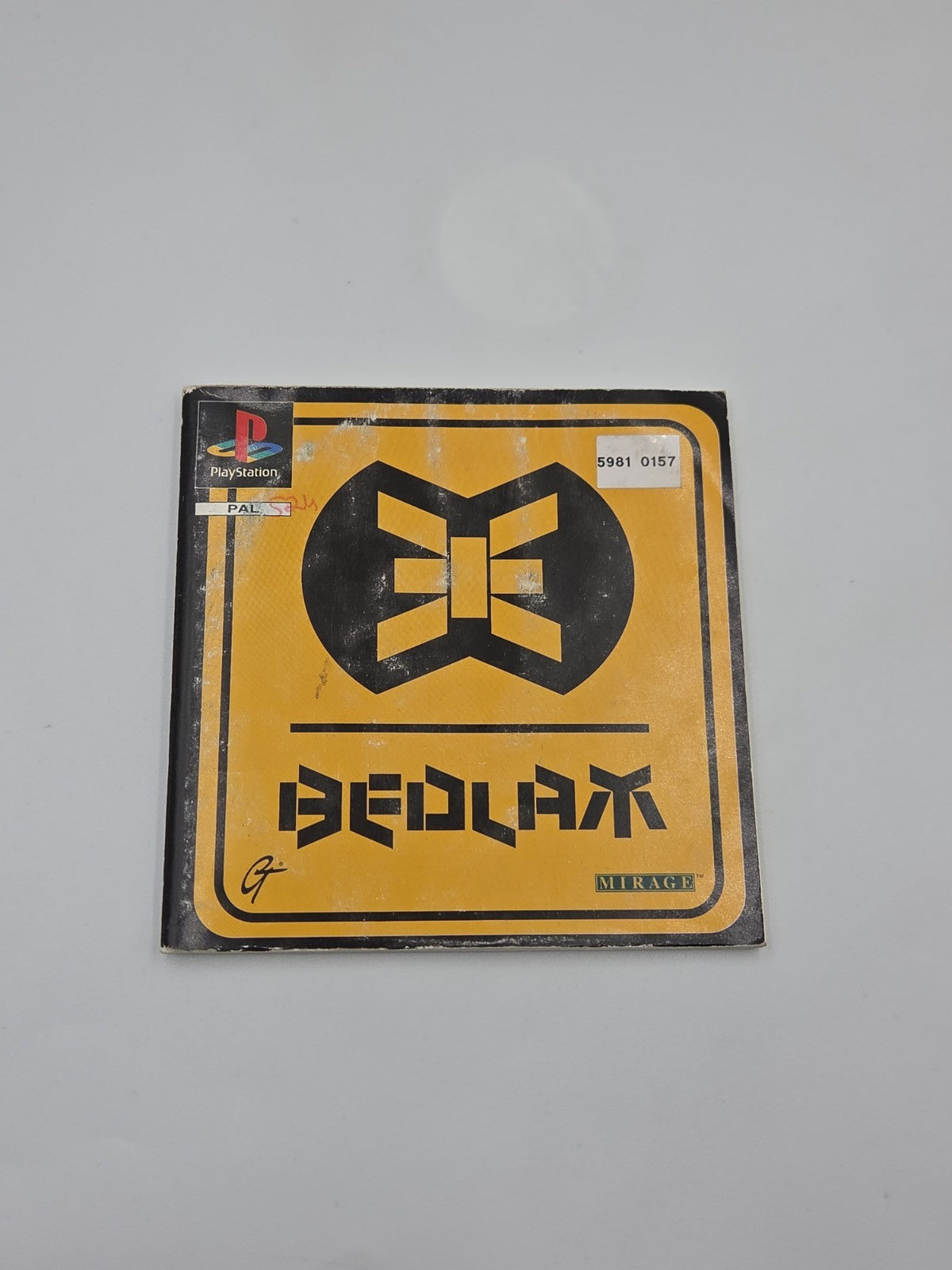 PS1 Playstation 1 Spiel Bedlam mit OVP und Anleitung Multilingual