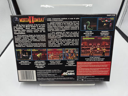 SNES Super Nintendo Mortal Kombat  II 2 mit OVP und Anleitung EUR