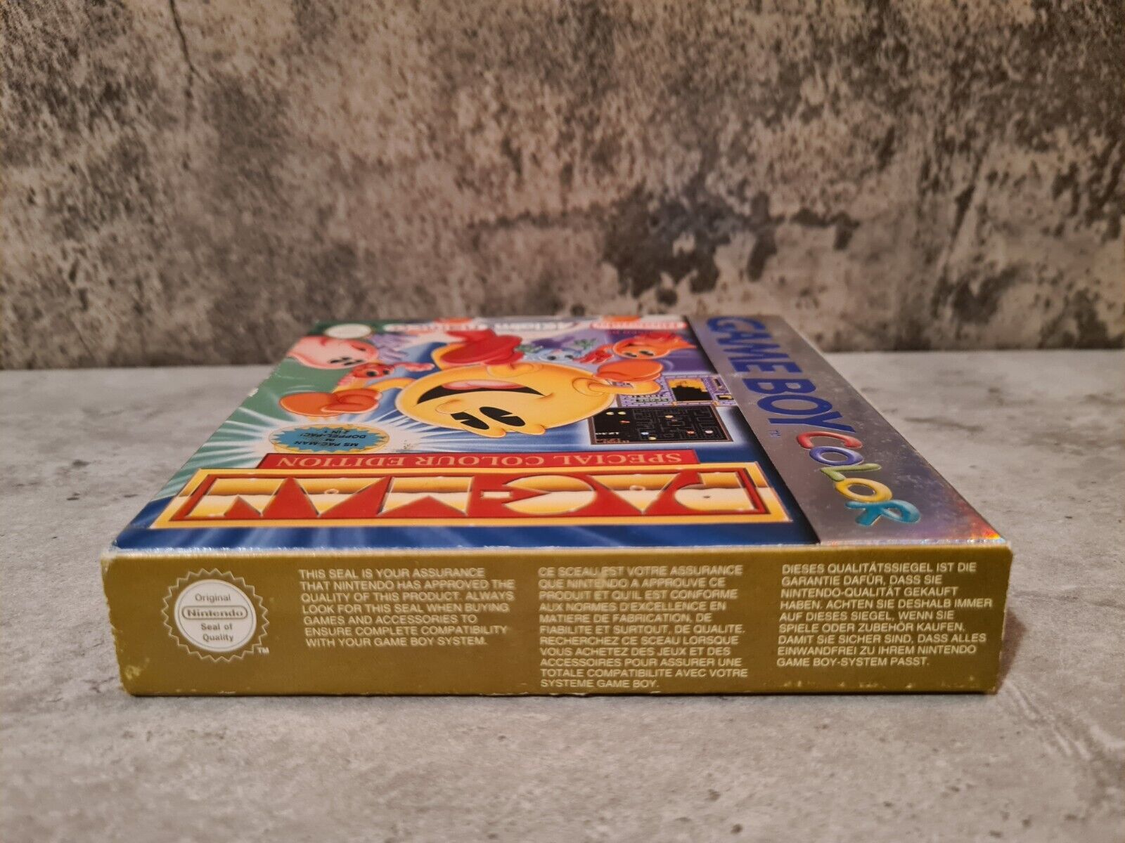 Nintendo Game Boy Color Pac-Man Special Colour Edition mit OVP und Anleitung EUR - T-Retro-Games 