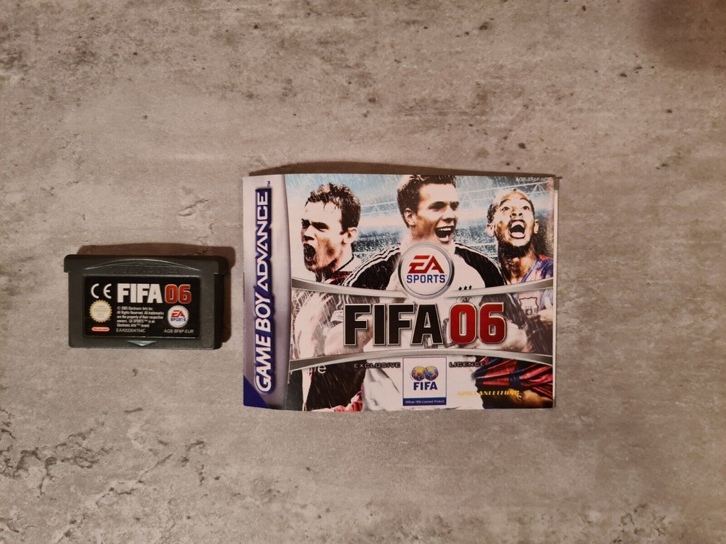 Nintendo Gameboy Advance Fifa 06 mit OVP und Anleitung NOE - T-Retro-Games 