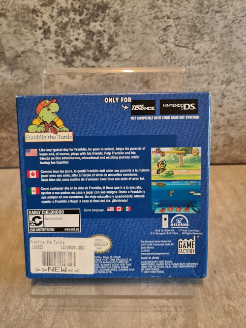 Gameboy Advance Franklin the Turtle mit OVP und Anleitung USA - T-Retro-Games 