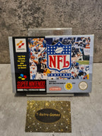 SNES Super Nintendo NFL Football mit OVP und Anleitung + Playbook NOE - T-Retro-Games 