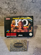 SNES Super Nintendo George Foreman's KO Boxing mit OVP und Anleitung NOE - T-Retro-Games 