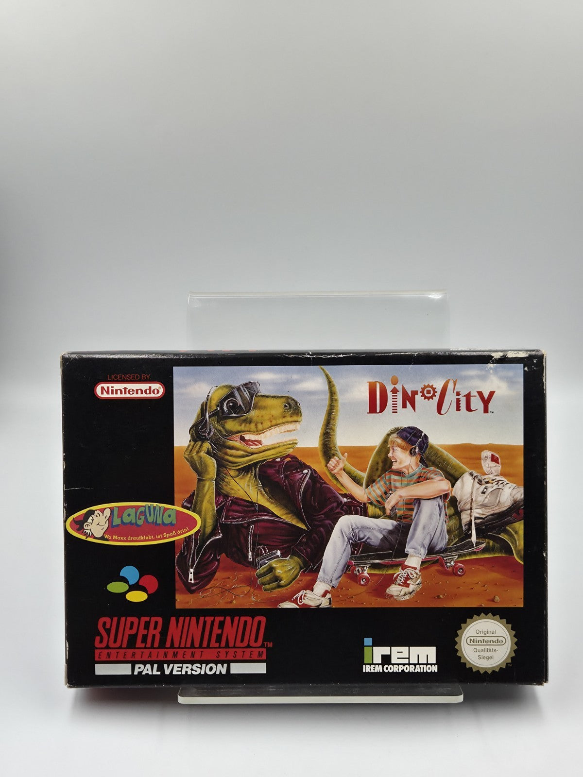 SNES Super Nintendo Dino City mit OVP und Anleitung NOE