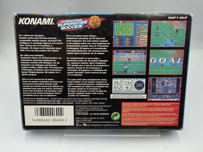 SNES International Superstar Soccer Deluxe mit OVP und Anleitung EUR