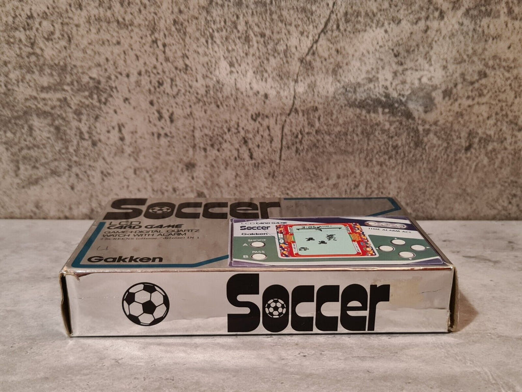 LCD Card Game Soccer Gakken OVP - T-Retro-Games 