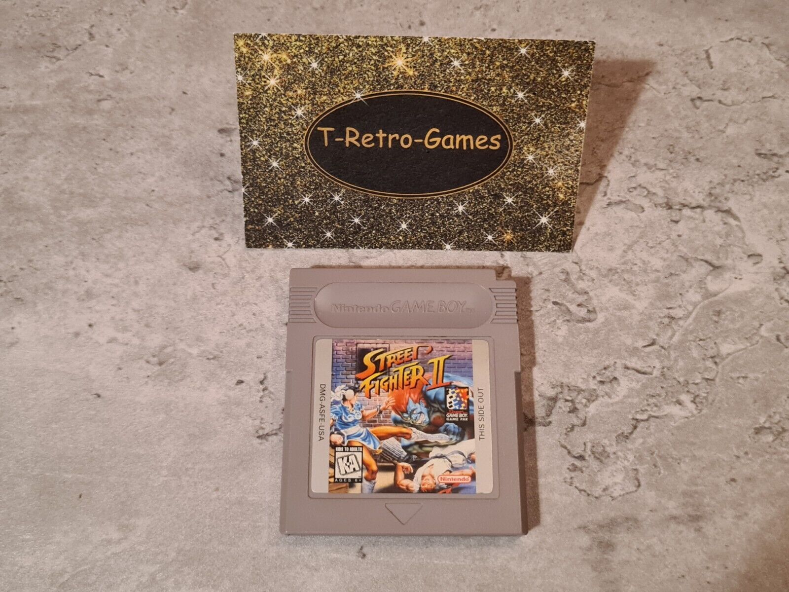 Nintendo Gameboy Classic Spiel Street Fighter II Modul USA - T-Retro-Games 