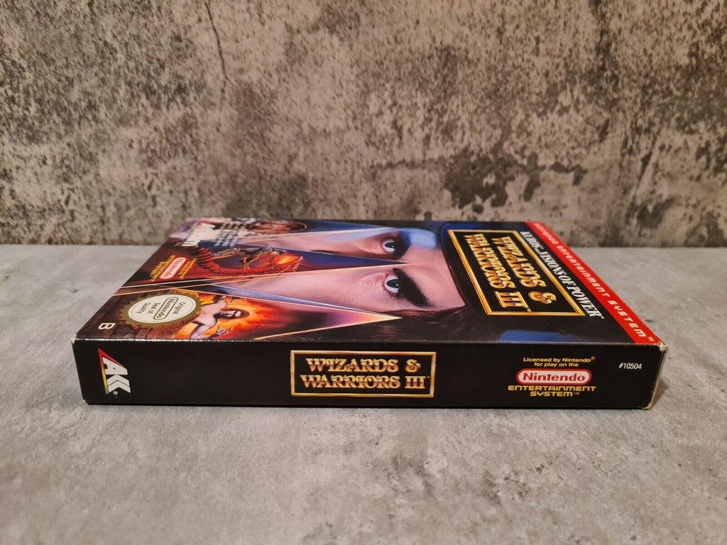 NES Wizards & Warriors III mit OVP und Anleitung FRG - T-Retro-Games 