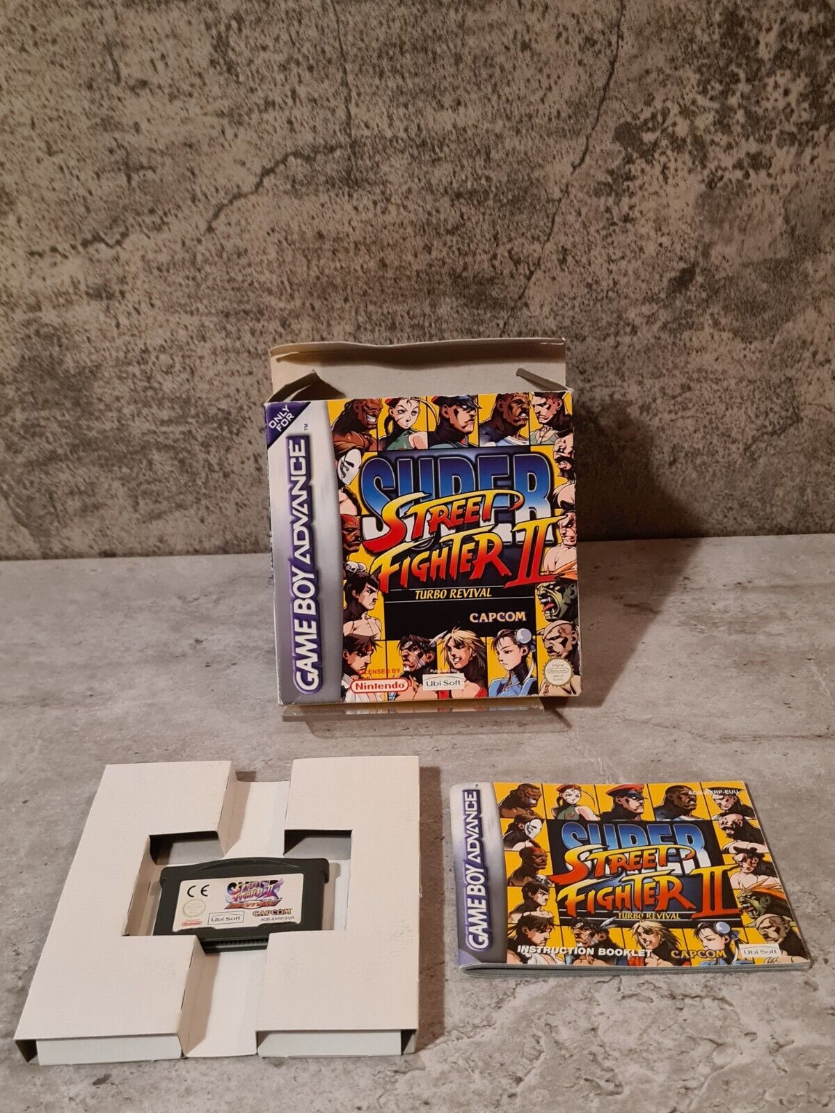 Gameboy Advance Super Street Fighter II Turbo Revival mit OVP und Anleitung EUR - T-Retro-Games 