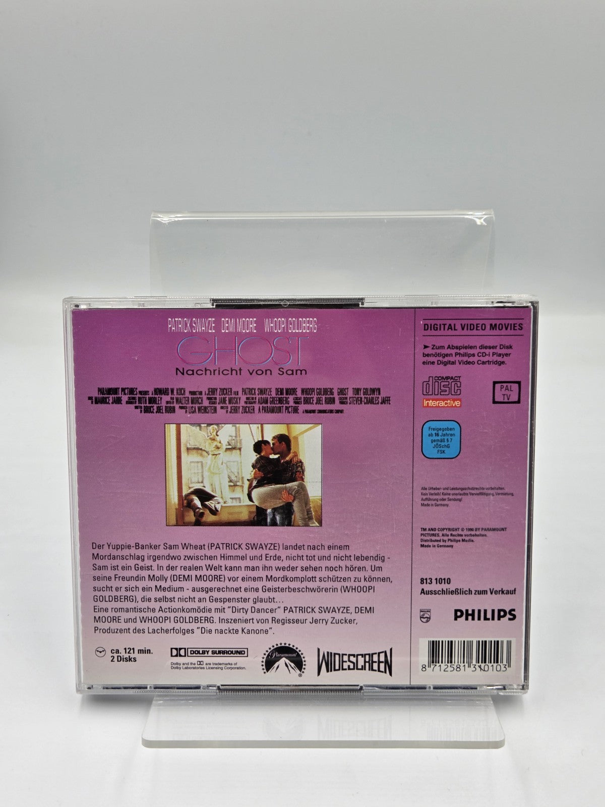 Philips CD-i Video CD Ghost Nachricht von Sam 2 Discs