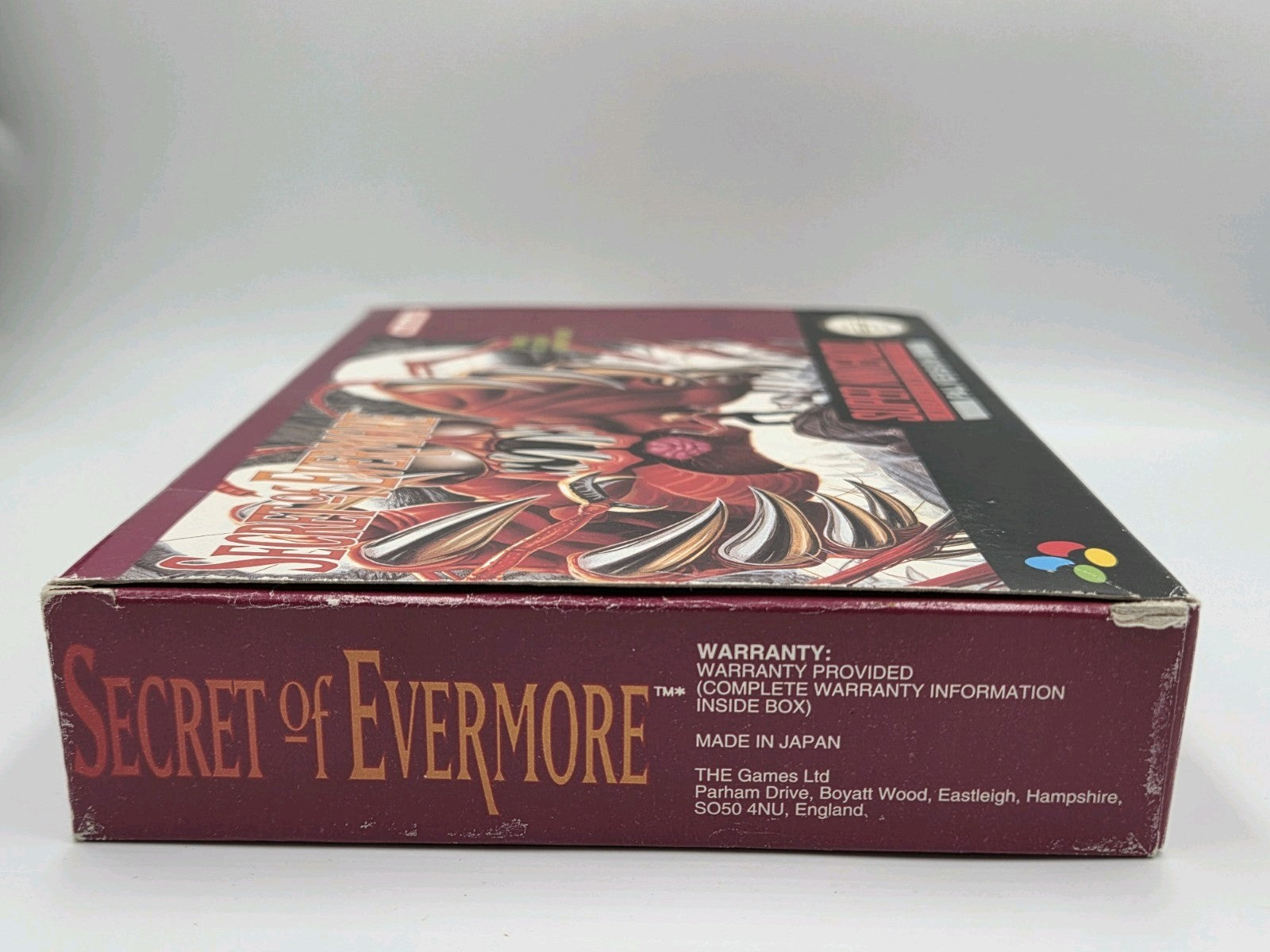 SNES Super Nintendo Secret of Evermore mit OVP und Anleitung + Poster UKV