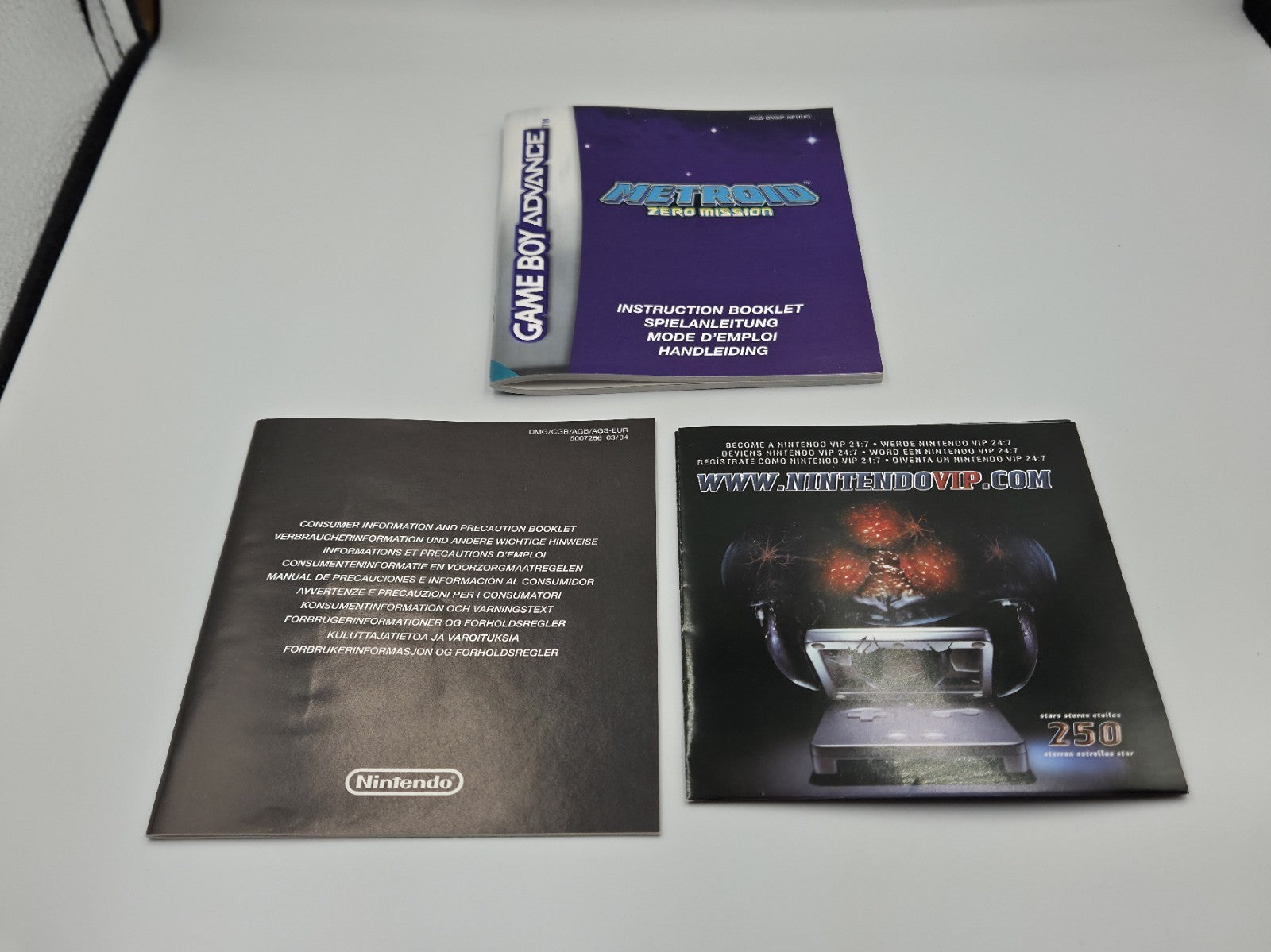 Nintendo Game Boy Advance Metroid Zero Mission mit OVP und Anleitung EUR