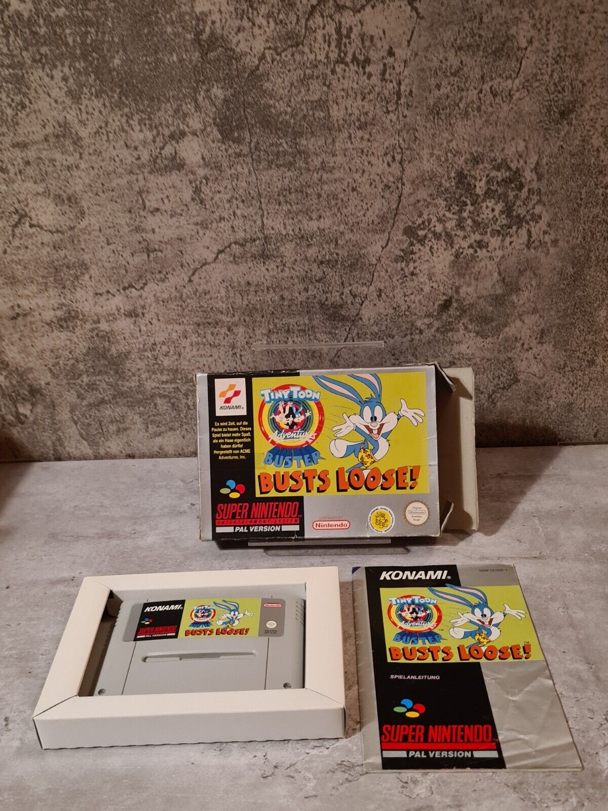 SNES Tiny Toon Adventures Buster Busts Loose mit OVP und Anleitung NOE - T-Retro-Games 