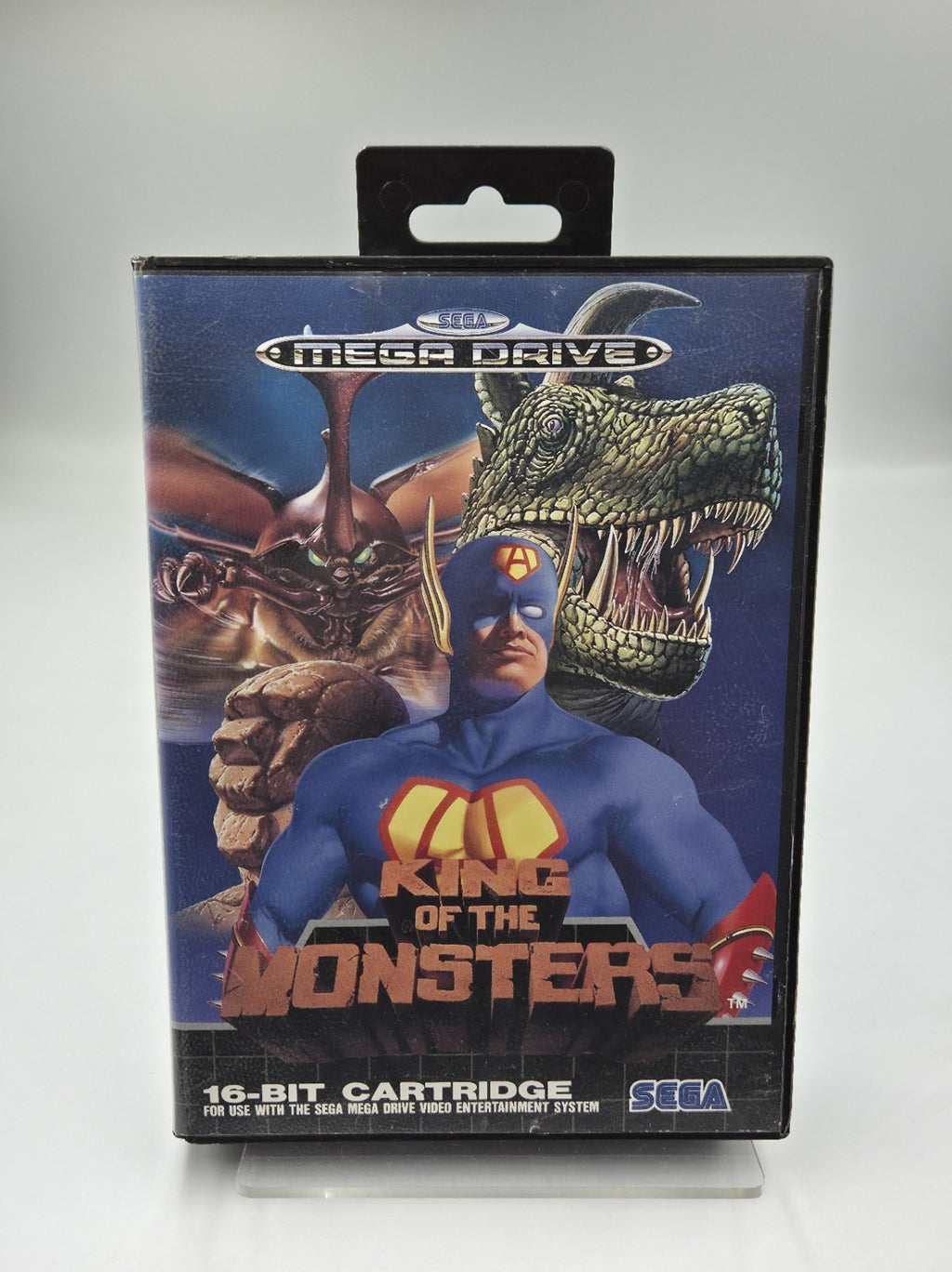 Sega Mega Drive Spiel King of The Monsters mit OVP Multi Language 