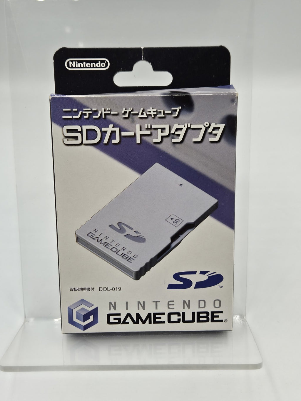 Nintendo GameCube Japan OEM SD Card DOL-019  Leer OVP Empty Box mit Anleitung