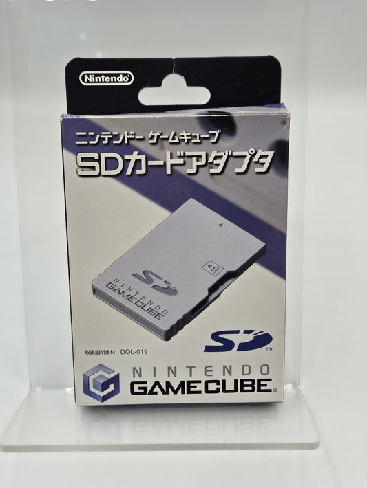 Nintendo GameCube Japan OEM SD Card DOL-019  Leer OVP Empty Box mit Anleitung