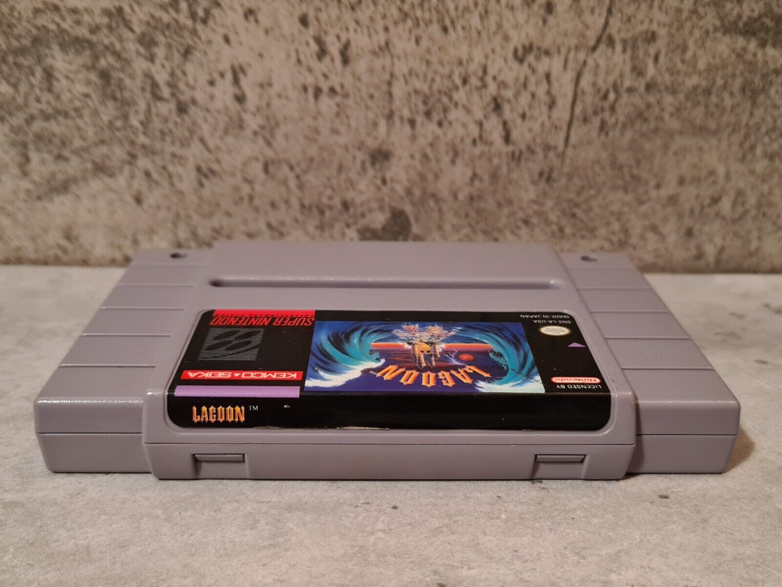 SNES Super Nintendo Lagoon mit OVP und Anleitung NTSC USA - T-Retro-Games 