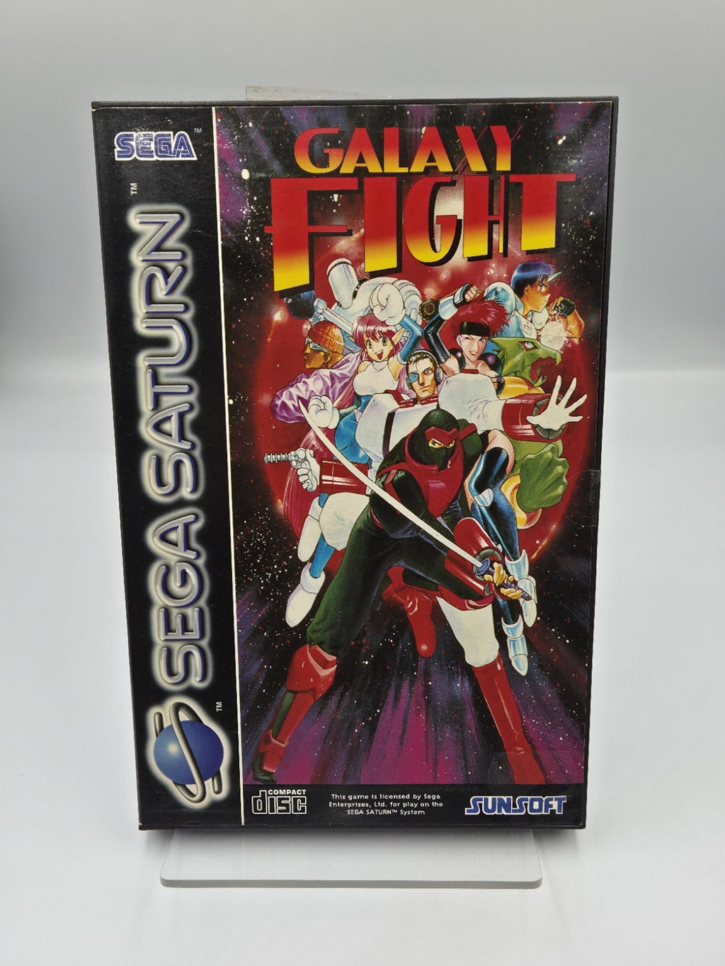 Sega Saturn Spiel Galaxy Fight mit OVP und Anleitung  Multilingual