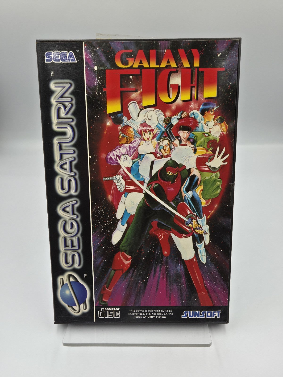 Sega Saturn Spiel Galaxy Fight mit OVP und Anleitung  Multilingual