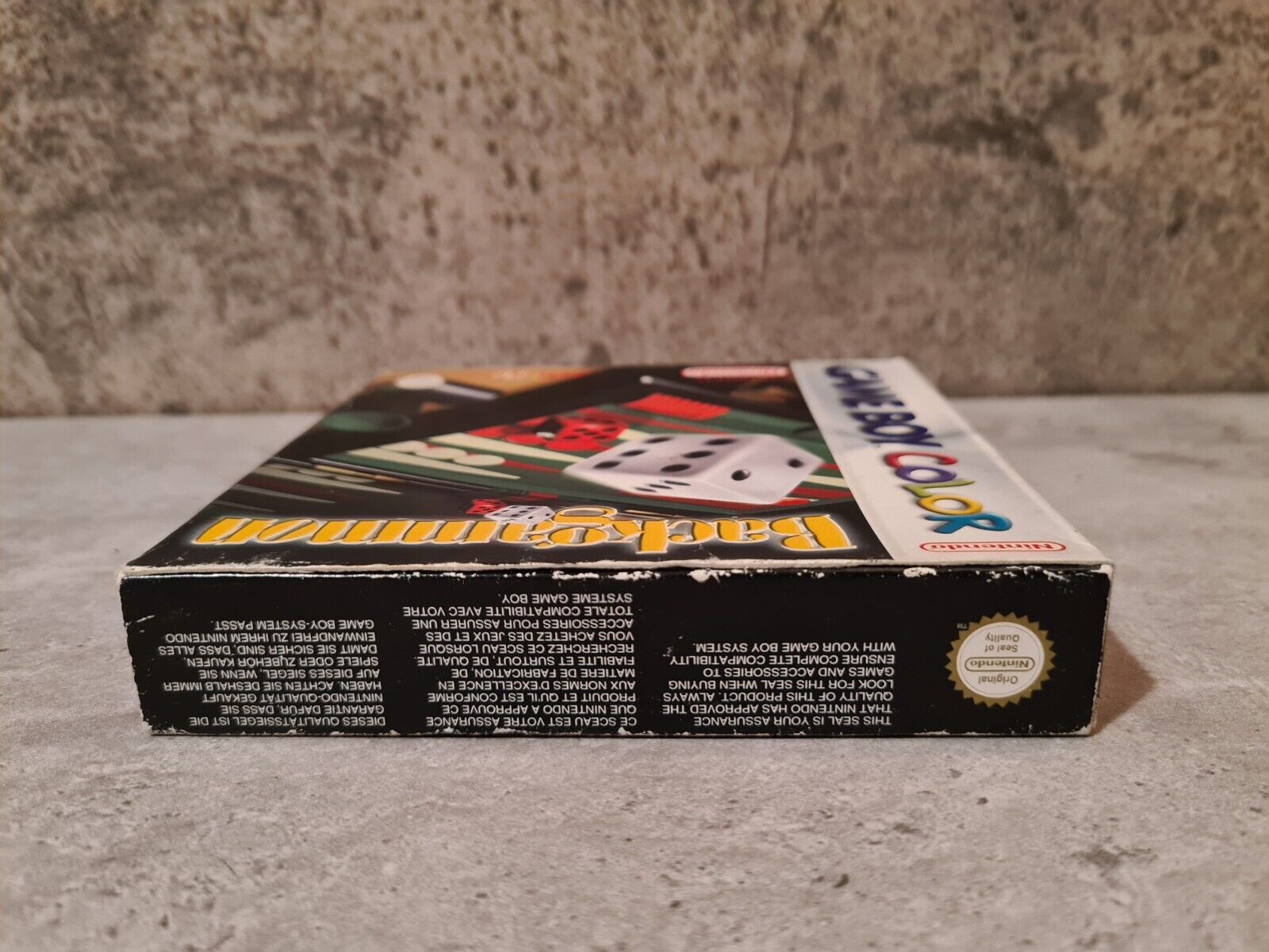 Nintendo Game Boy Color Backgammon mit OVP und Anleitung EUR - T-Retro-Games 