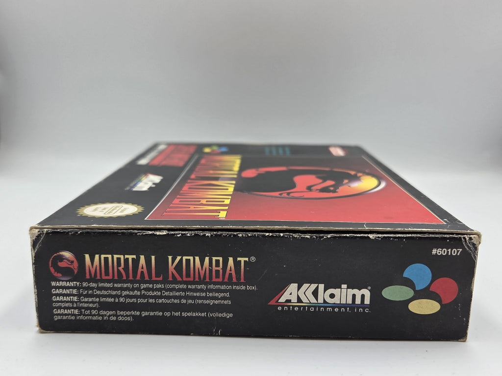 SNES Super Nintendo Mortal Kombat mit OVP und Anleitung EUR - T-Retro-Games 